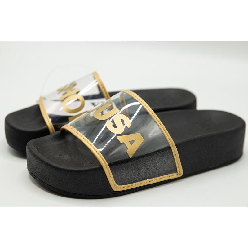 Slapi femei DC Shoes Dc Slide Platform Se, Negru
