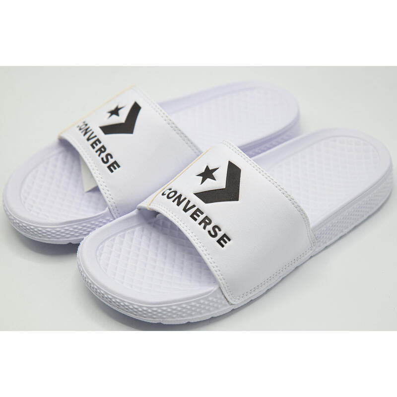 Slapi unisex Converse All Star Slide Slip, Alb