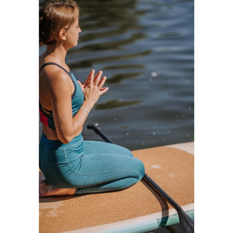 Handgefertigtes SUP Board - Pauwlonia Holz und Naturkork - SUP Yoga