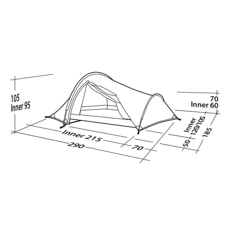 Robens Challenger 2 Persoons Tent Tunneltent
