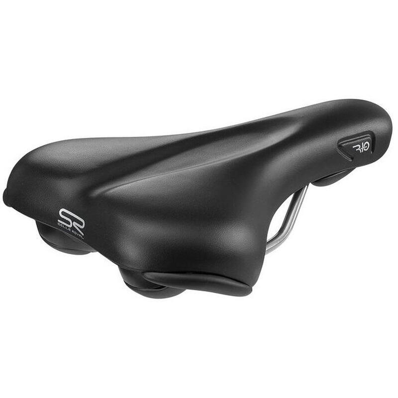 Selle de vélo Rio Plus City Homme - noir