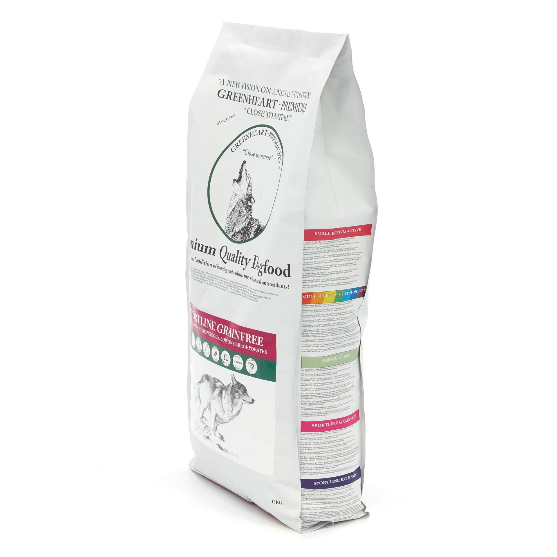 Croquettes chien adulte sport intense - Greenheart Sportline Grain Free - 12Kg 2/5