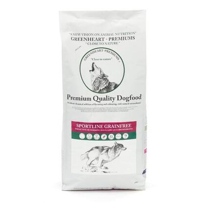 Croquettes chien adulte sport intense - Greenheart Sportline Grain Free - 12Kg