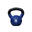 Vinyl Kettlebell, 10 kg Gewicht, Neoprene Coating, Krachttraining