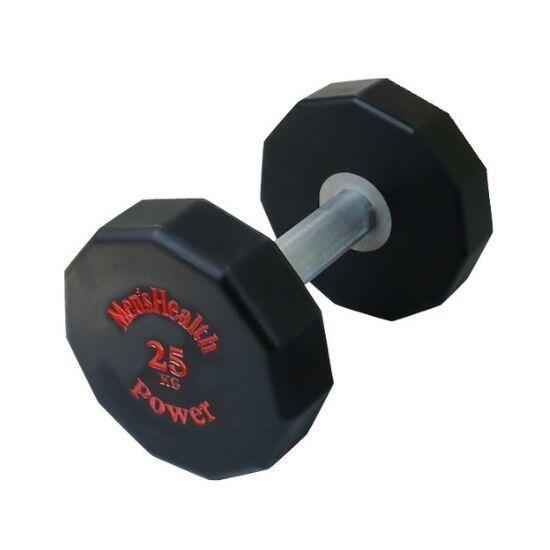 Men's Health Urethane Dumbbell 25 kg, Gewichten Krachttraining