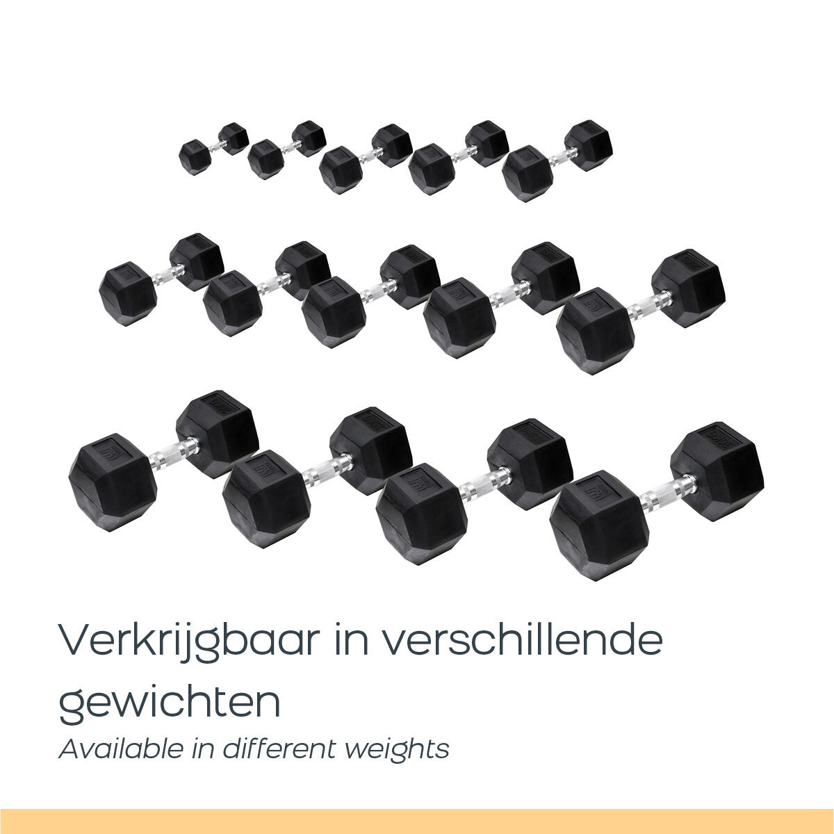 Orange Gym – Haltère hexagonal – 225kg 5/6