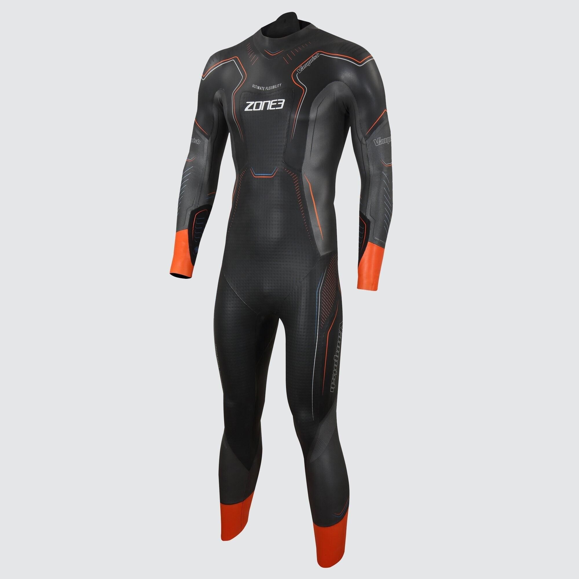 ZONE3 Vanquish Wetsuit Men's Black/Orange