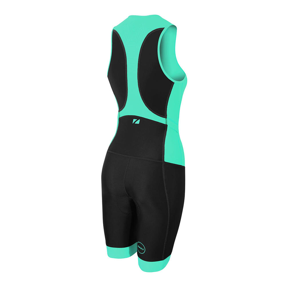 Aquaflo+ Trisuit Women's BLACK/GREY/MINT 6/6