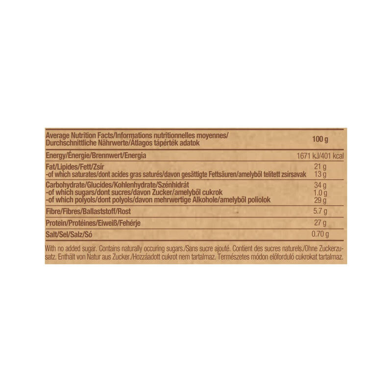 Barres vegan | Vegan protein bar (50g) | Beurre de cacahuète