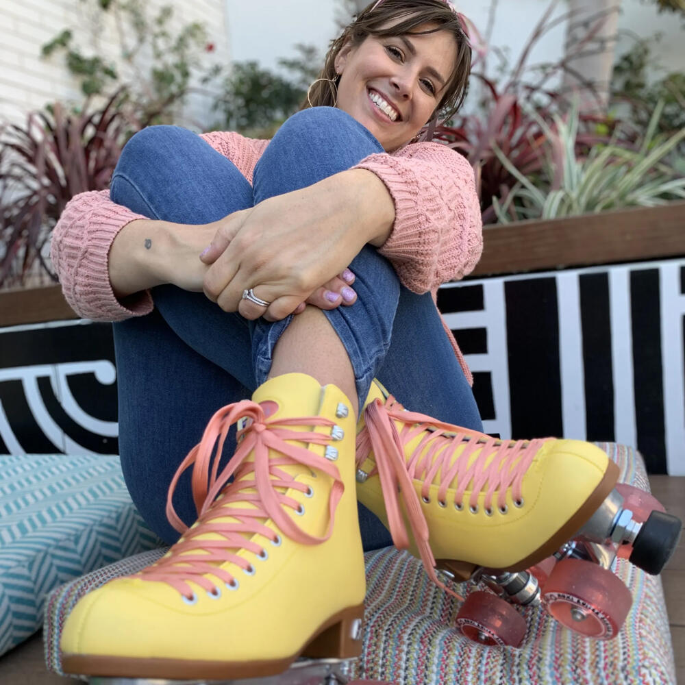 Beach Bunny Quad Roller Skates - Peach 7/7