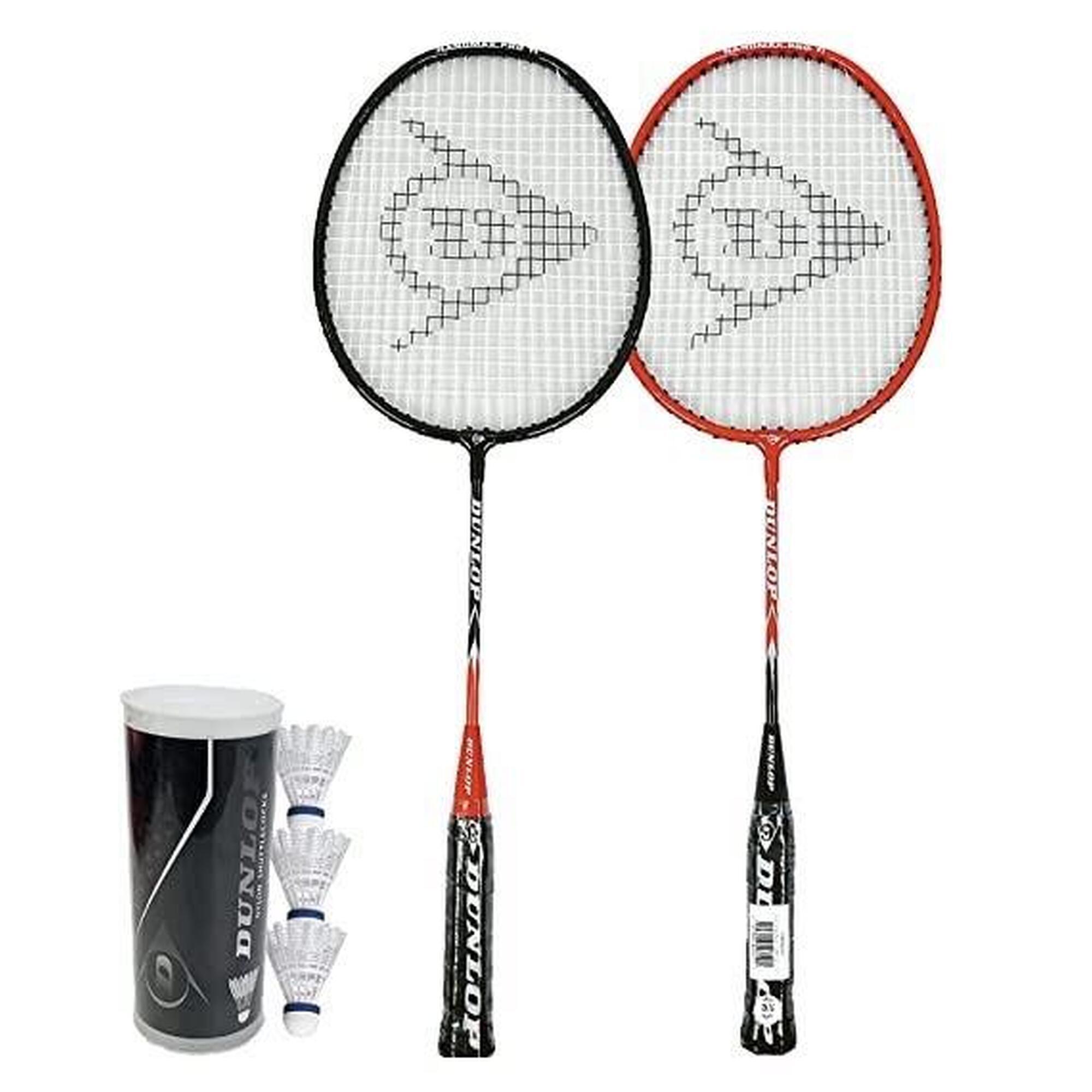 Dunlop Nanomax Junior 2 Player Badminton Set + 3 Shuttles 1/1