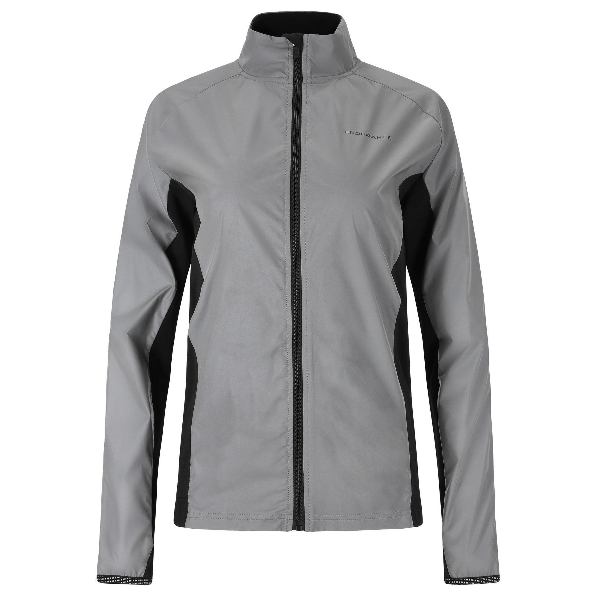 Endurance - Veste Coupe Vent Jelly - Veste - Gris|noir - 34 - Decathlon