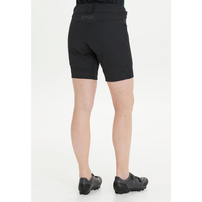 Radshorts Jamilla W 2 in 1 Biken/Radsport Damen Black Atmungsaktiv ENDURANCE