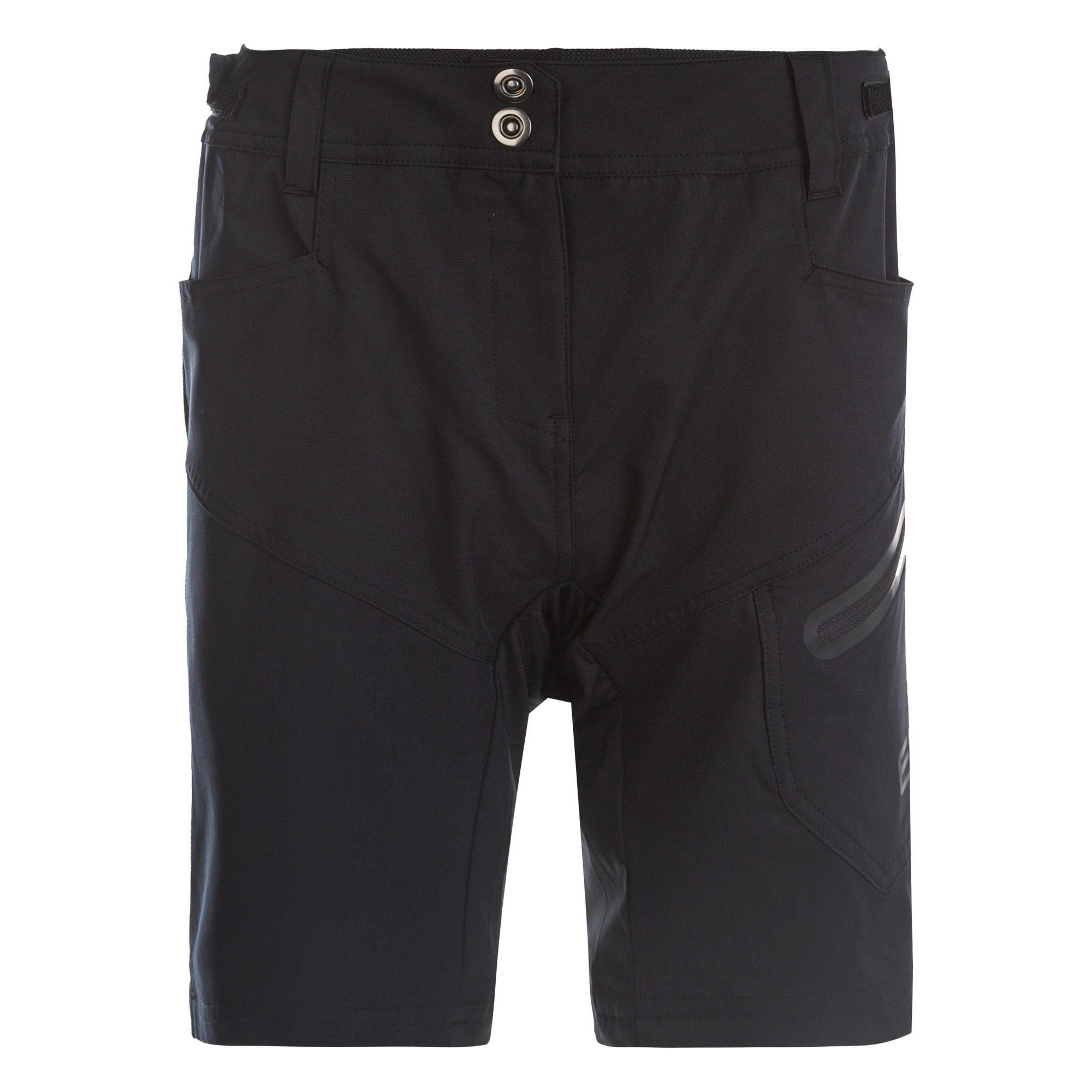 Endurance - Cuissards De Cyclisme Jamilla W Short 2 En 1 - Cuissard De Vélo - Noir - 44 L - Decathlon