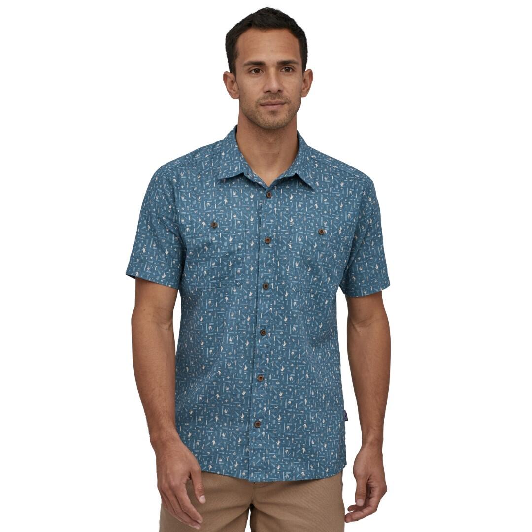 Camisa da camisa de passeio dos homens 4/5