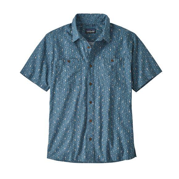 Camisa da camisa de passeio dos homens 5/5