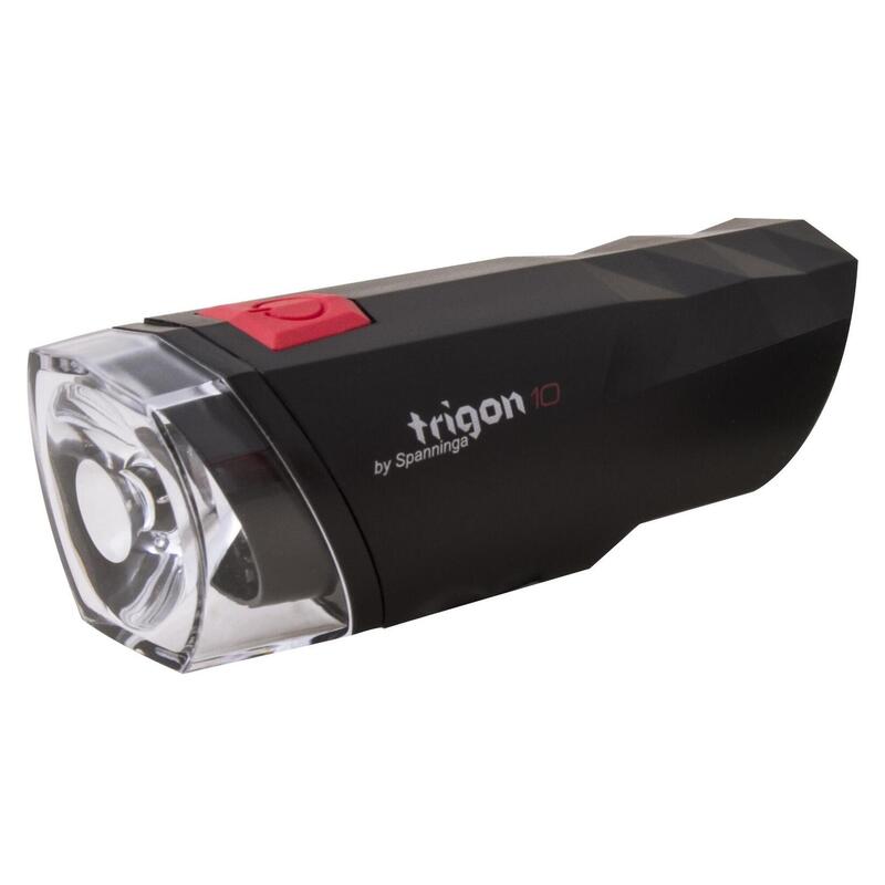 Spanninga koplamp Trigon 10 led zwart