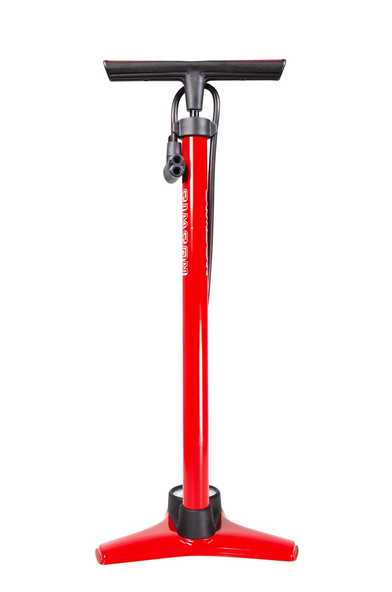 Pompe vélo haute pression Simson Excellent 60 cm rouge. 5/7
