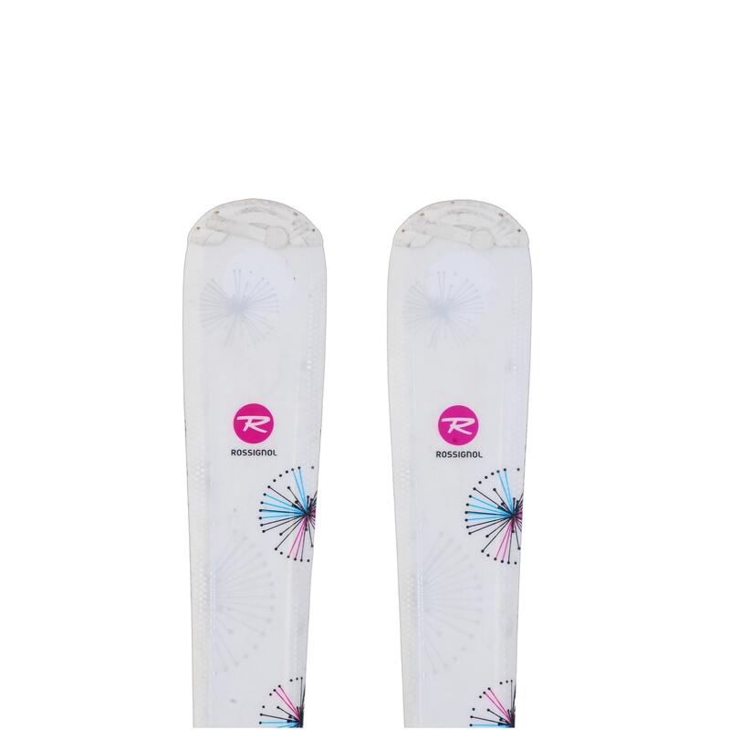 TWEEDEHANDS - Gebruikte Junior Ski Rossignol Fun Girl + Bindingen - GOEDE