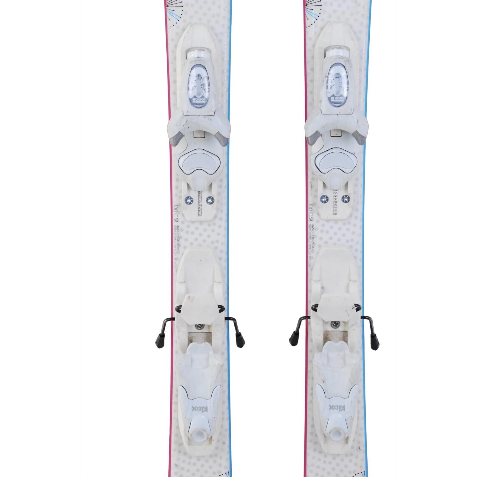 RECONDITIONNE - Ski Junior Rossignol Fun Girl + Fixations 3/4