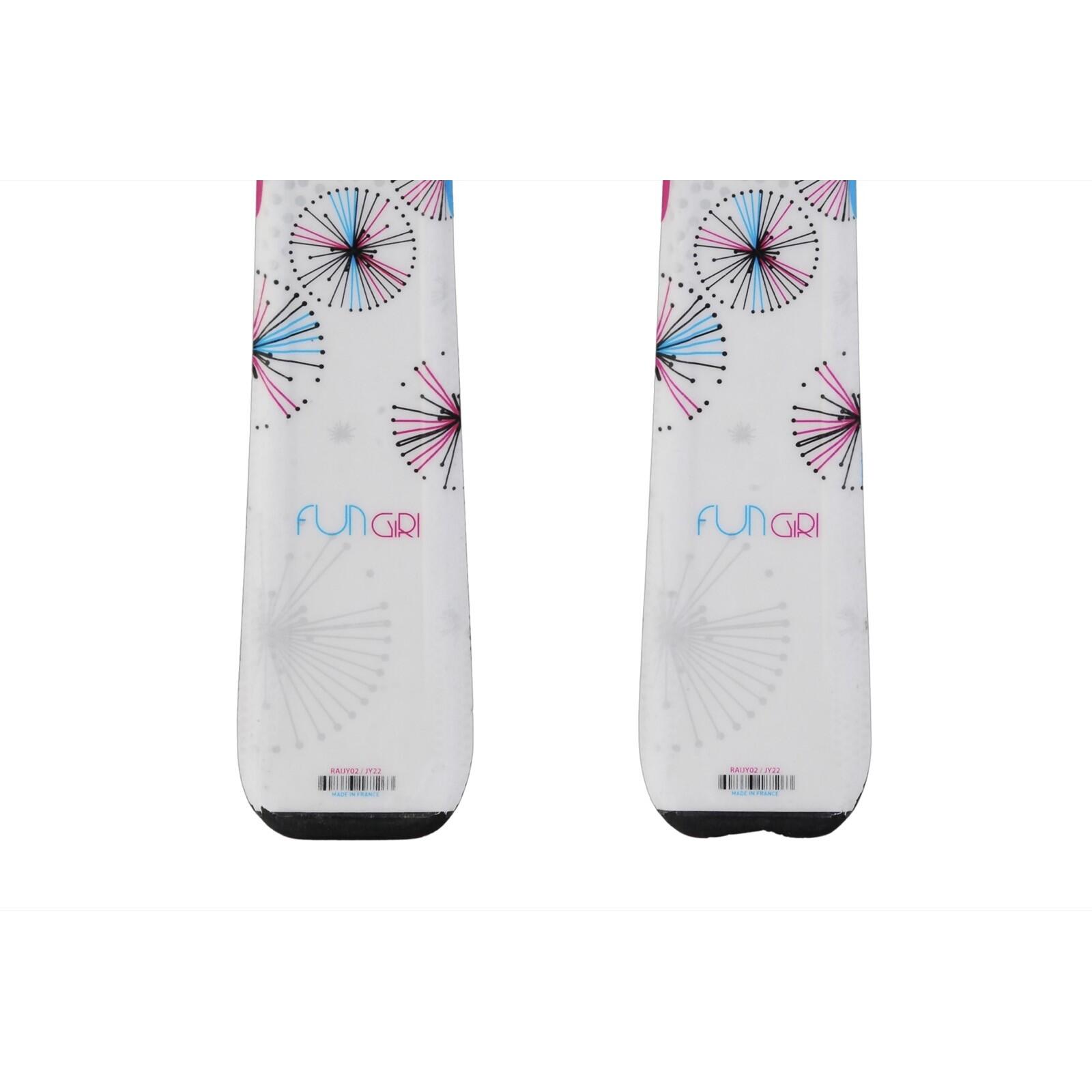 RECONDITIONNE - Ski Junior Rossignol Fun Girl + Fixations 4/4