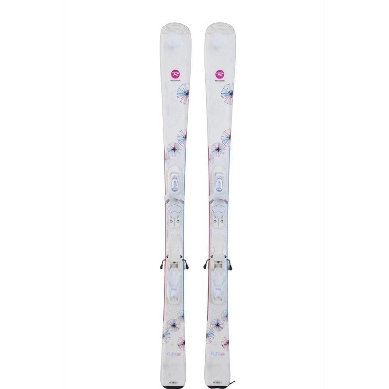 TWEEDEHANDS - Gebruikte Junior Ski Rossignol Fun Girl + Bindingen - GOEDE