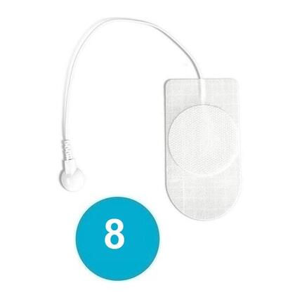 8 ELECTRODES GEL ADHESIFS SPORT-ELEC 95 X 50mm