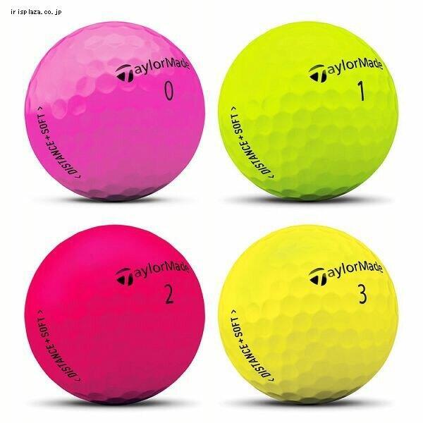 兩層柔軟高爾夫球(12粒裝) - 螢光色