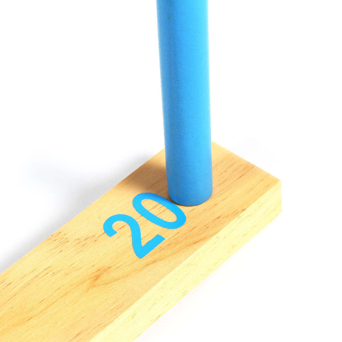 Ringwurfspiel aus Holz mit 5 Pfählen Omada 2/3