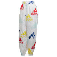 Pantalon en toile ample et multicolore à logo Essentials