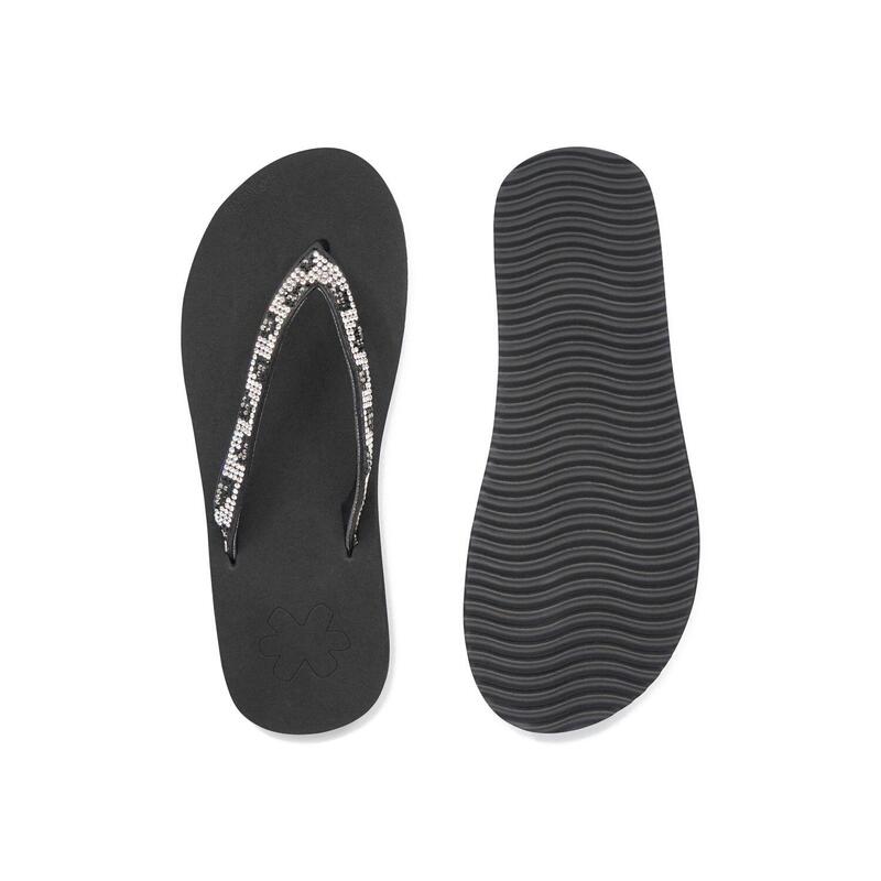 Damen Flip Flop Zehentrenner flip*leo 2 Black