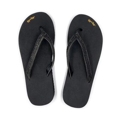 Dames teenslippers flip*glam wit