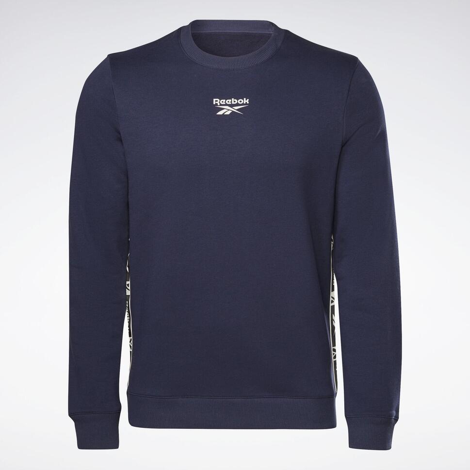 Bluza na co dzień męska REEBOK ciepła bez kaptura