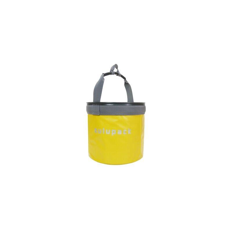 Seau souple & pliable 15L jaune Zulupack