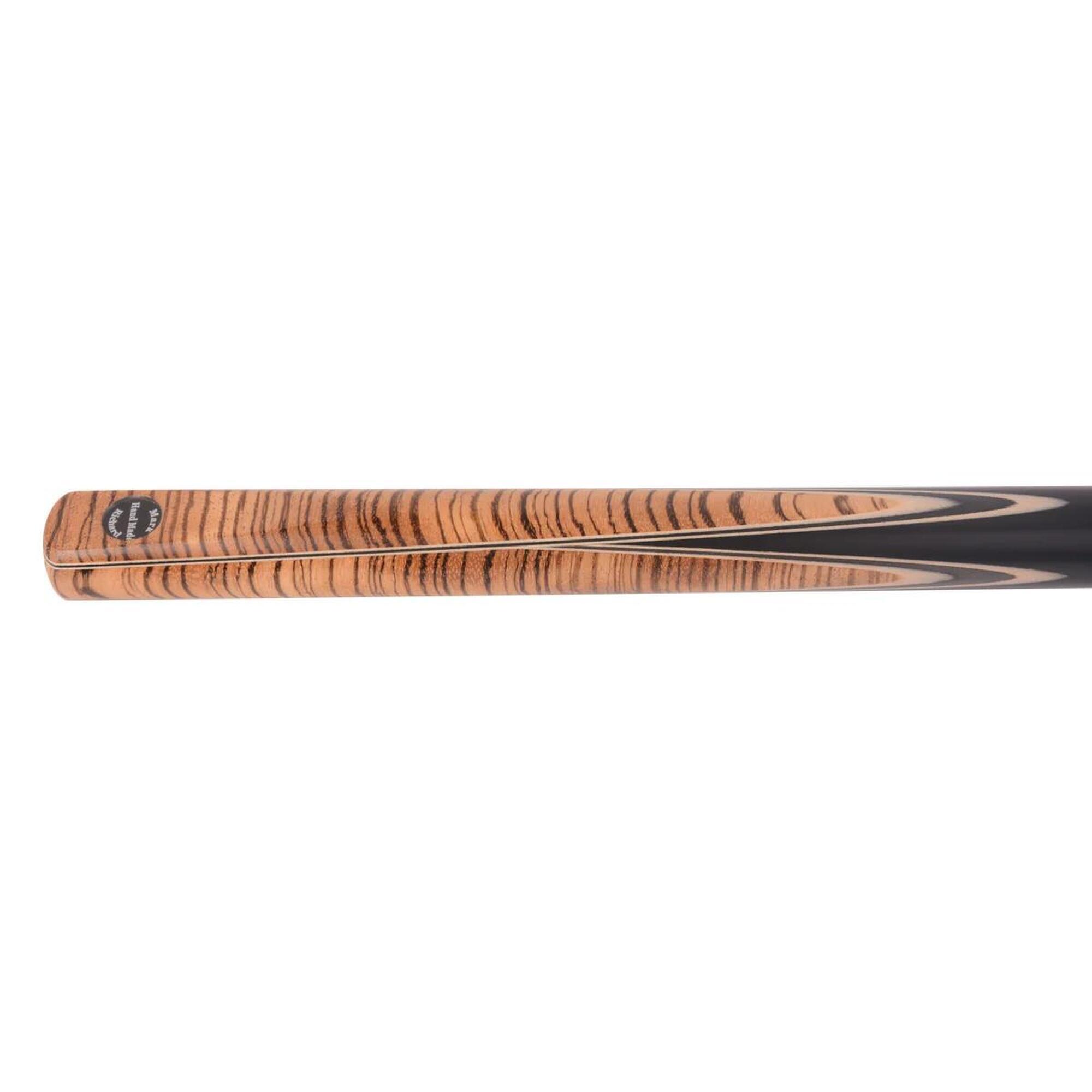 MARK RICHARD TIGER 3/4 SNOOKER CUE 9.5MM TIP 1/3