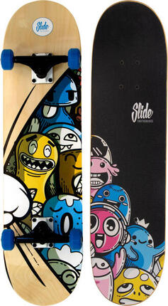 Skateboard Slide pour enfants – bois de bouleau, double kick