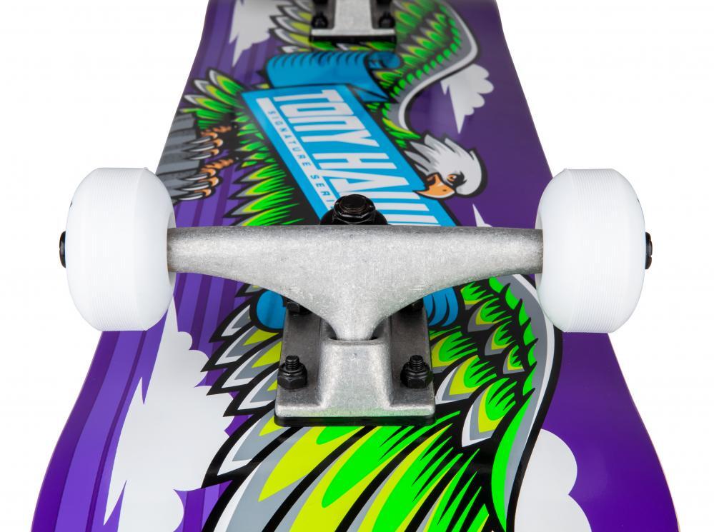 Tony Hawk SS 180 Wingspan Purple 7.75" Skateboard 3/4
