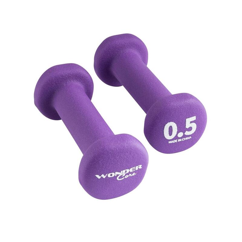 Wonder Core - Neoprene Dumbbell - 0,5 KG - Set van 2