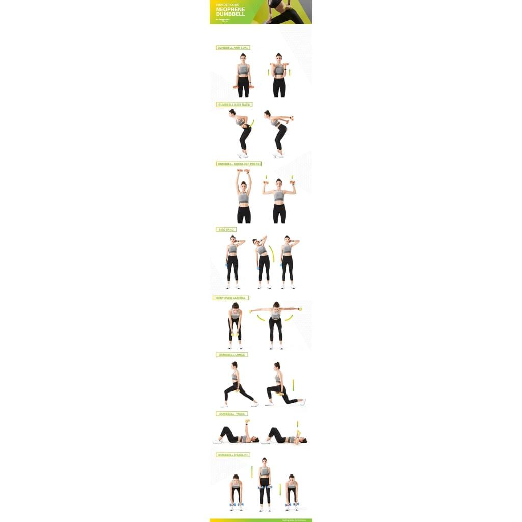 Wonder Core - Neoprene Dumbbell - 3 kg 4/4