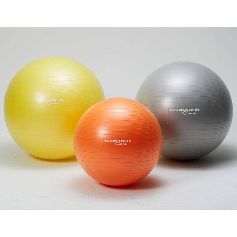 Wonder Core, Gym Fitness Ball 55 cm, incl. Pomp, Yoga Bal, Groen