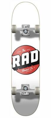 RAD Logo Progressive Skateboard Completo - 8" - Navy