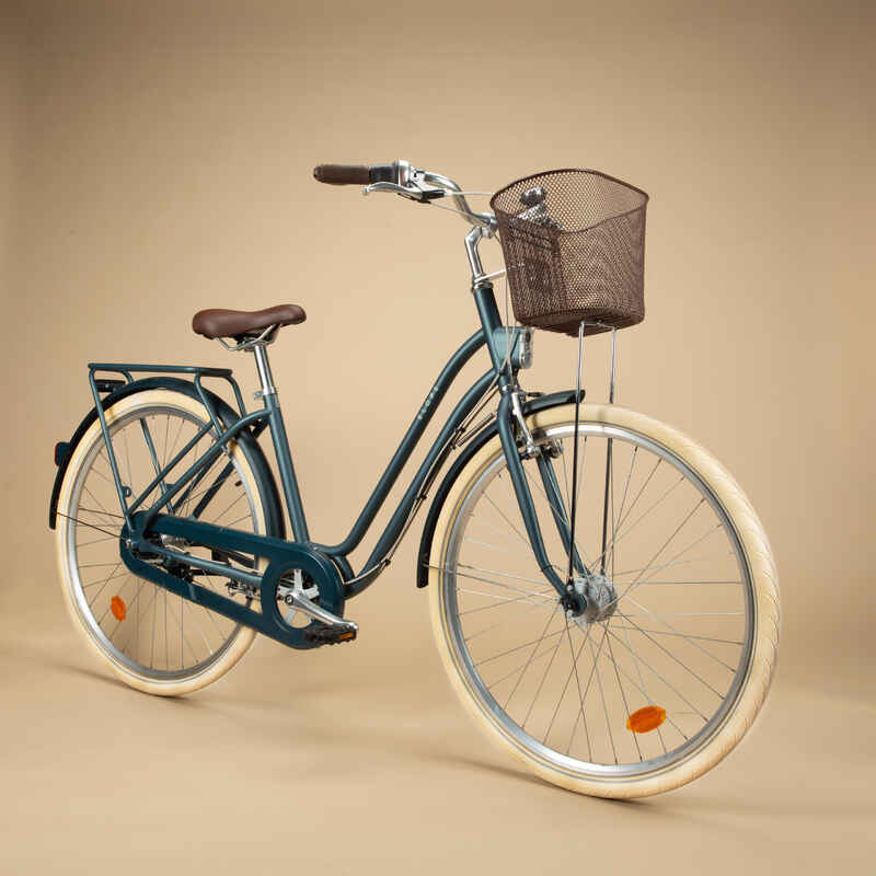 Refurbished - City Bike 28 Zoll Elops 540 LF Damen petrolblau - SEHR GUT