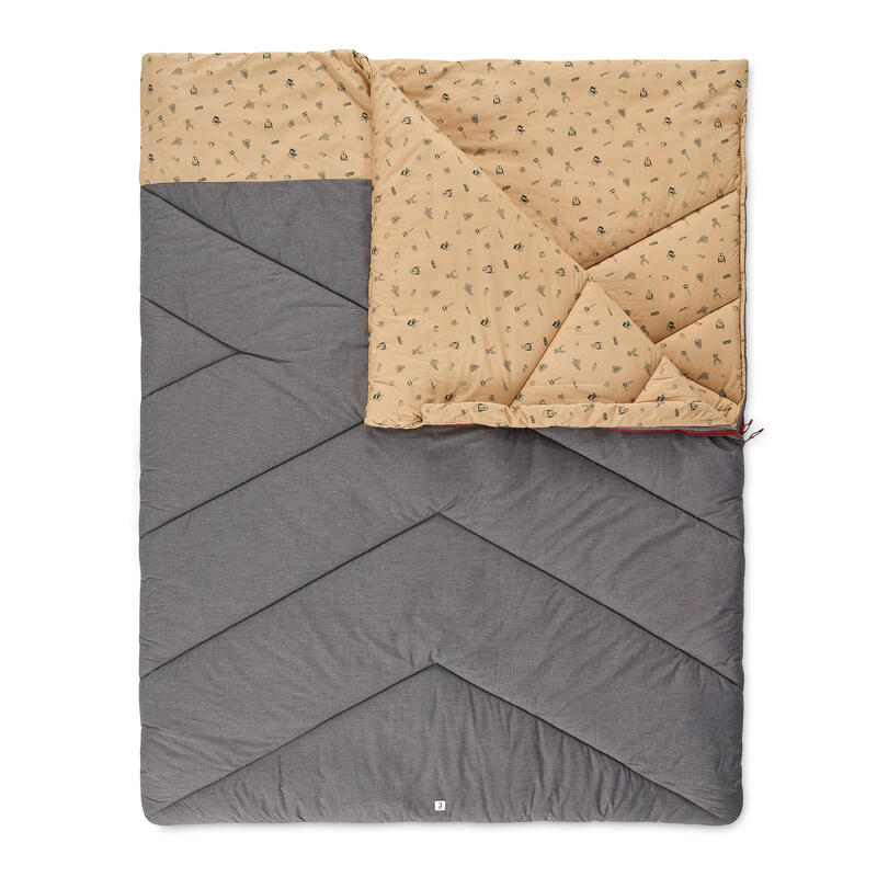 Segunda vida - SACO DE DORMIR PARA CAMPING - ARPENAZ 10º ALGODÓN... - Muy bueno
