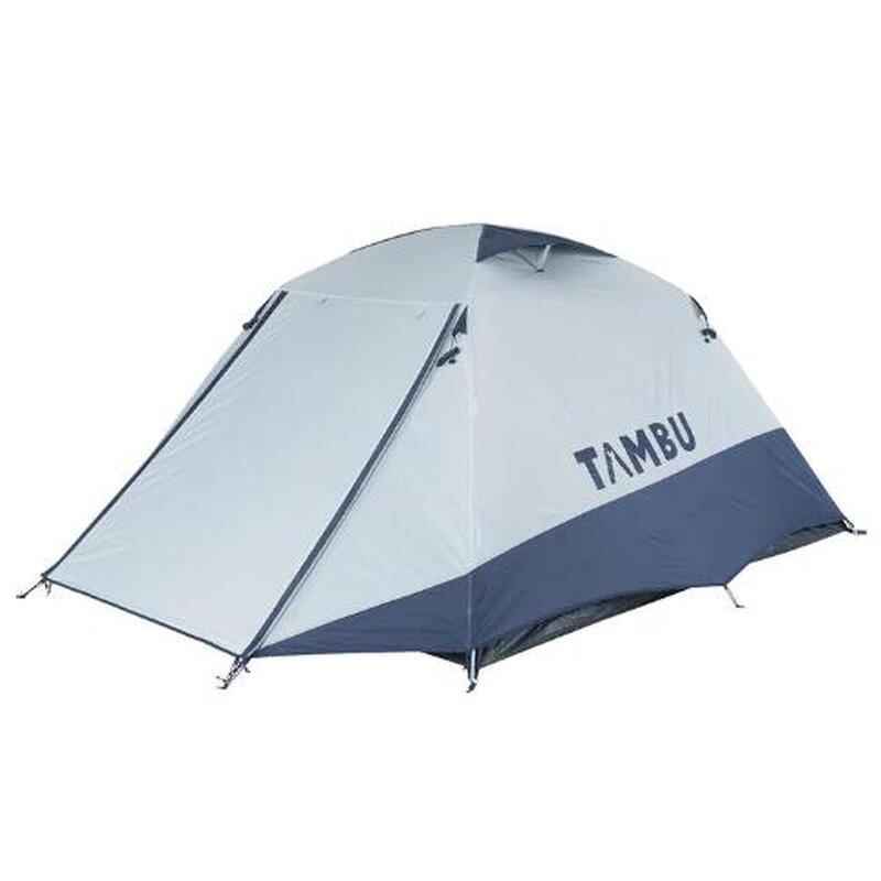 Kuppelzelt TAMBU Gambuja 3 Personen Camping Zelt Grau