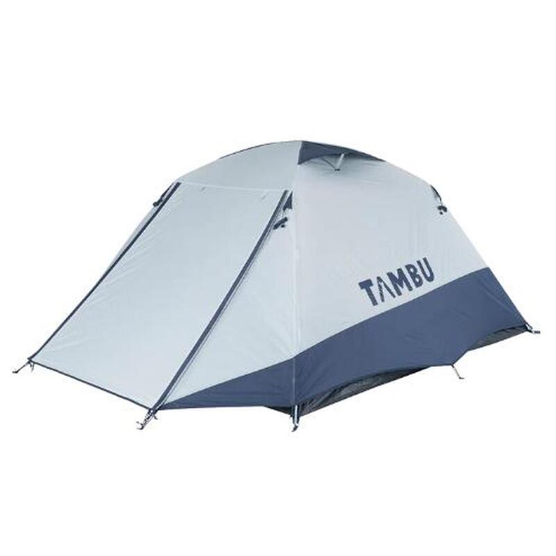 Kuppelzelt TAMBU Gambuja 4 Personen Camping Zelt Grau