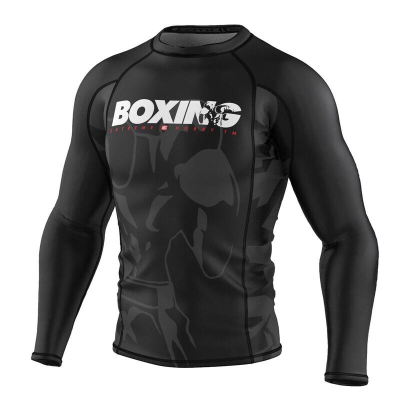 Koszulka męska z długim rekawem do MMA Extreme Hobby BOLD BOXING
