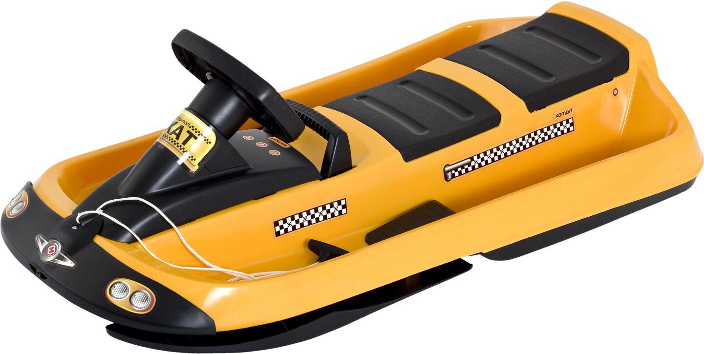 Hamax "Sno Taxi" 2-seater sled with steering wheel and brakes 1/4