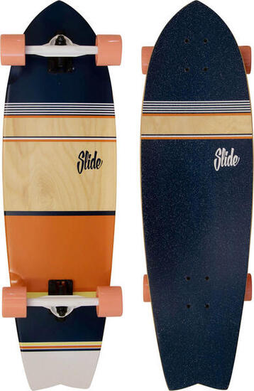 Slide Cruiser 34-Zoll Stripes orange