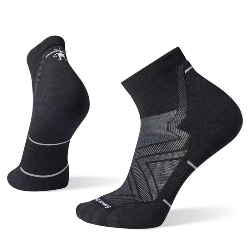 01661 Run Targeted Cushion Ankle Running Socks - Black