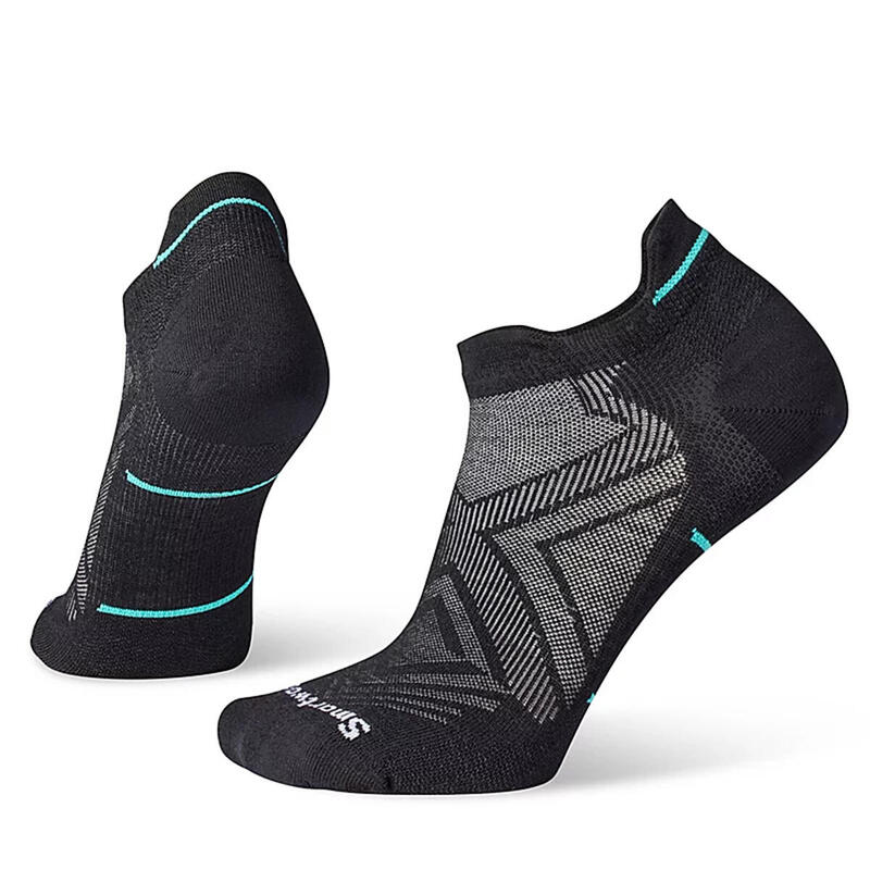 01668 Women's Run Zero Cushion Low Ankle W's Running Socks - Black